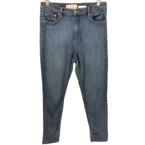 Free People Jeans | High Rise Skinny | Medium Wash Denim | Size 29